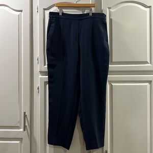 Women’s J. crew Jamie pant, stretch waist, navy blue, size 12